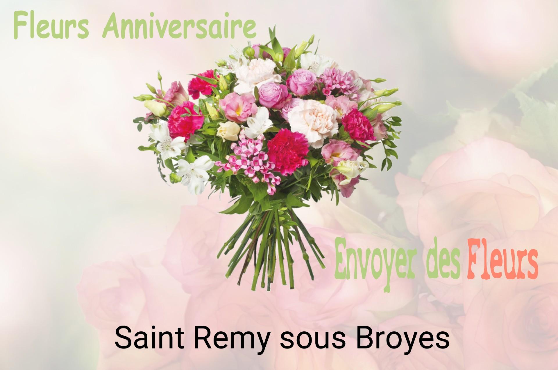Bouquet de fleurs d’anniversaire livré à Saint-Remy-sous-Broyes