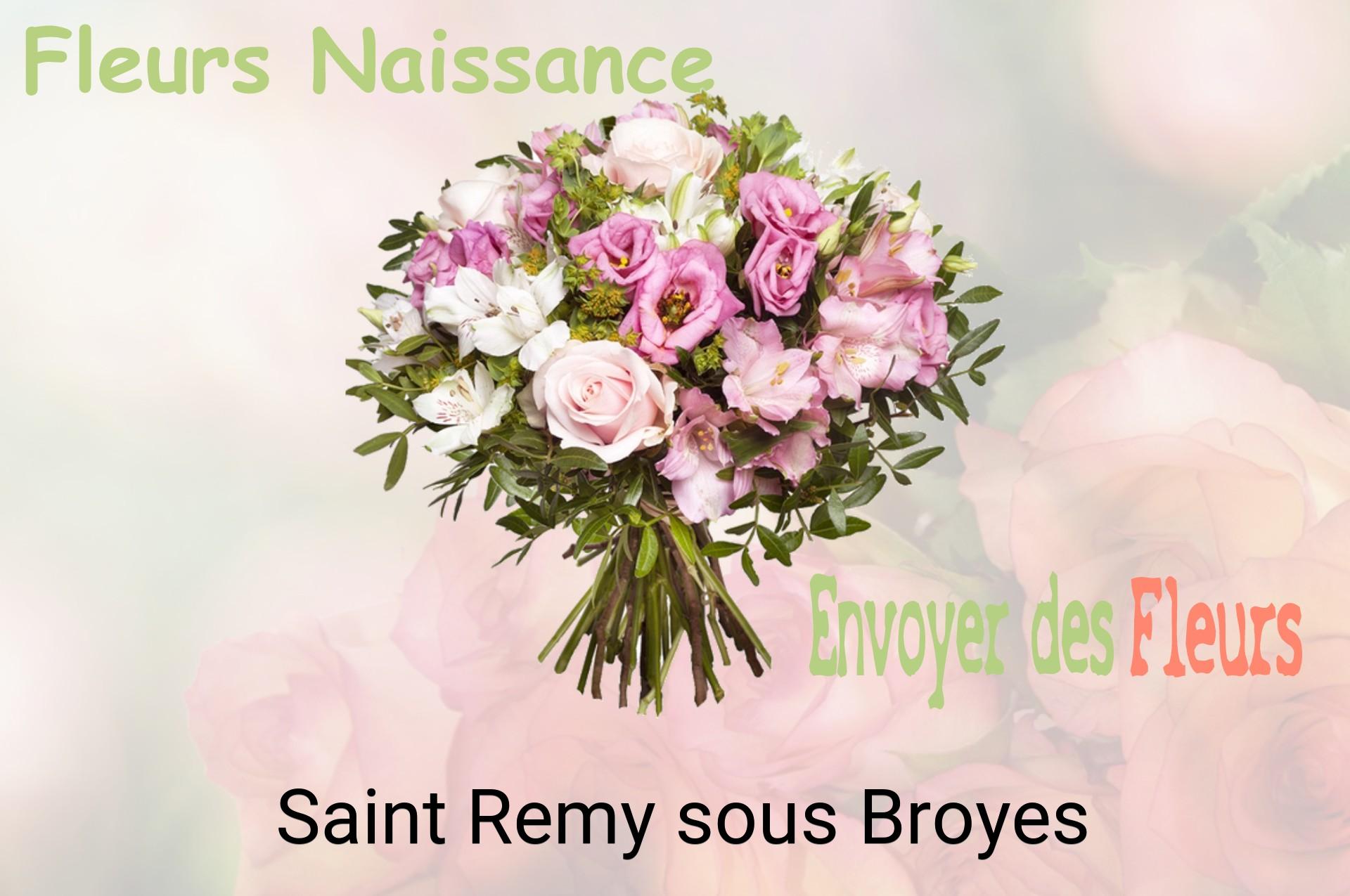 Bouquet de fleurs de naissance livré à Saint-Remy-sous-Broyes